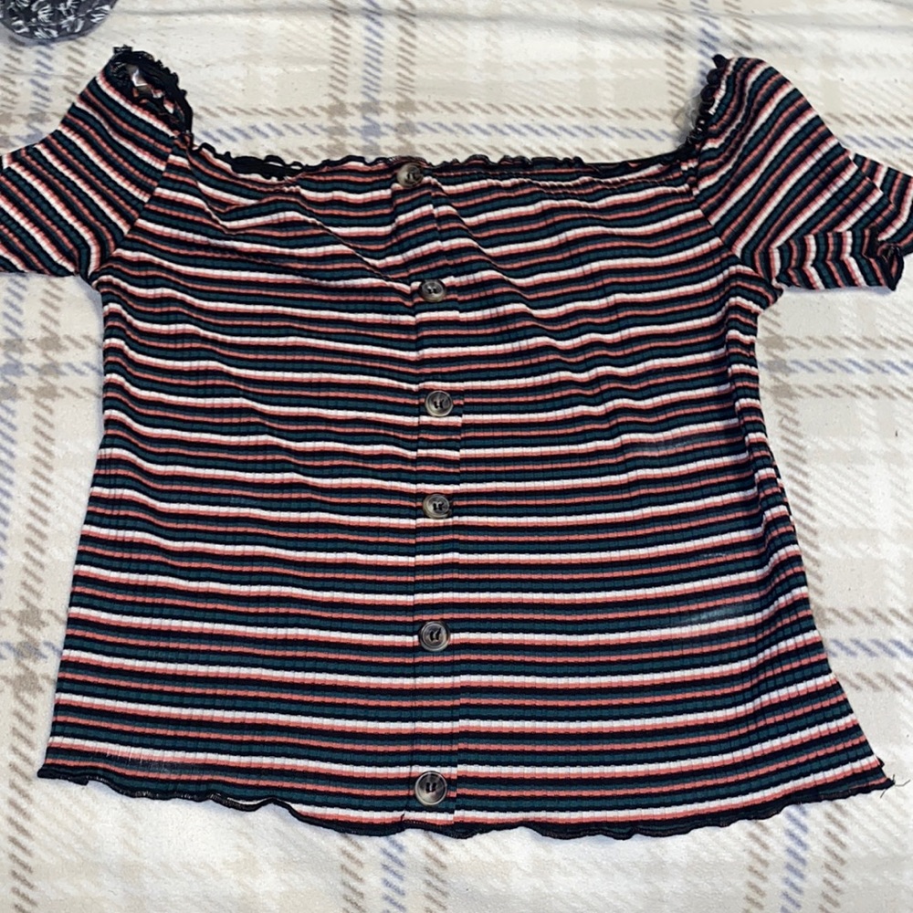 (New)off the shoulder shirt